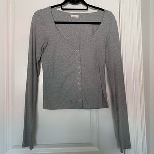 Priv Clothing - Button Top - Grey sz. L